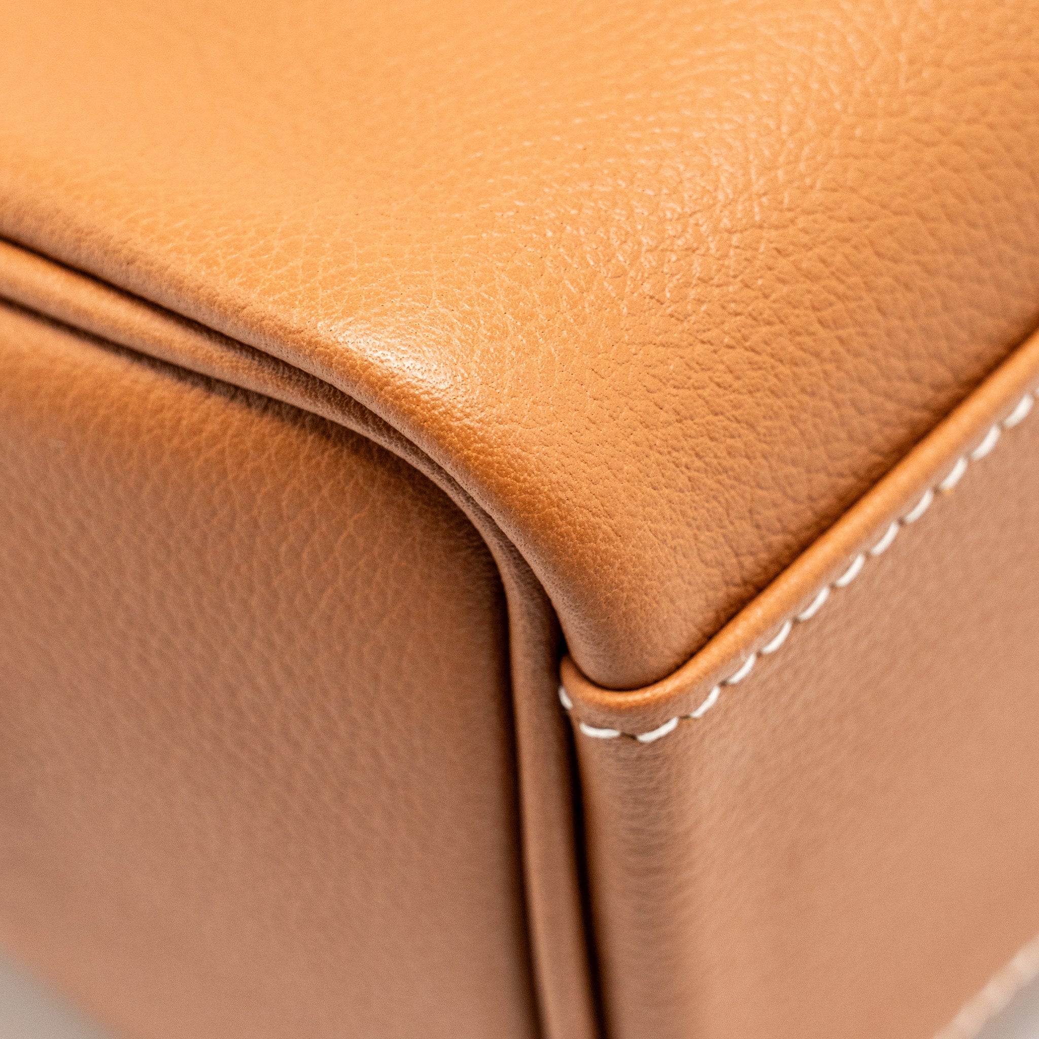 HERMES KELLY MESSENGER PM BAG EVERCOLOR GOLD SHW