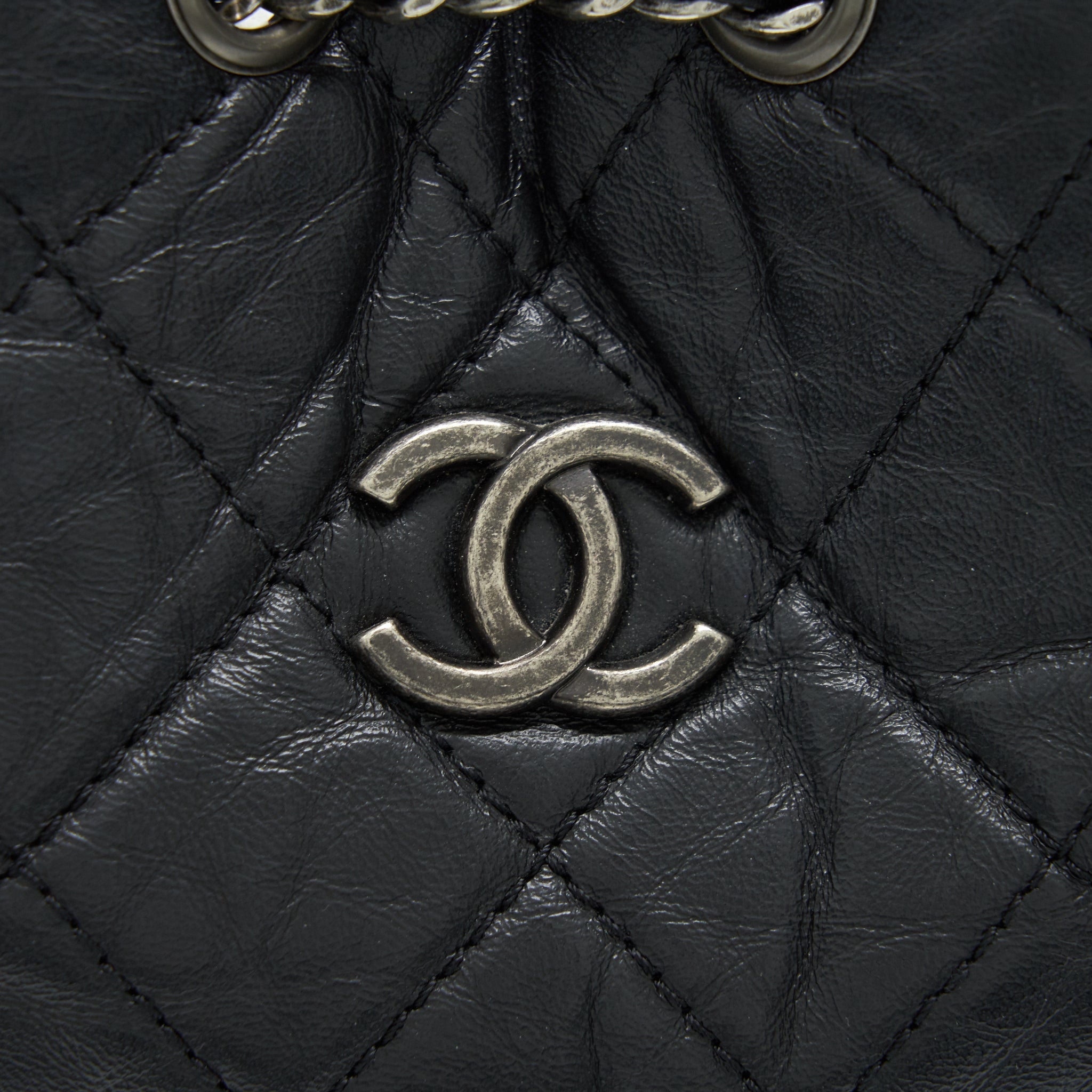 CHANEL SMALL GABRIELLE BACKPACK BLACK DOUBLE COLOUR HARDWARE