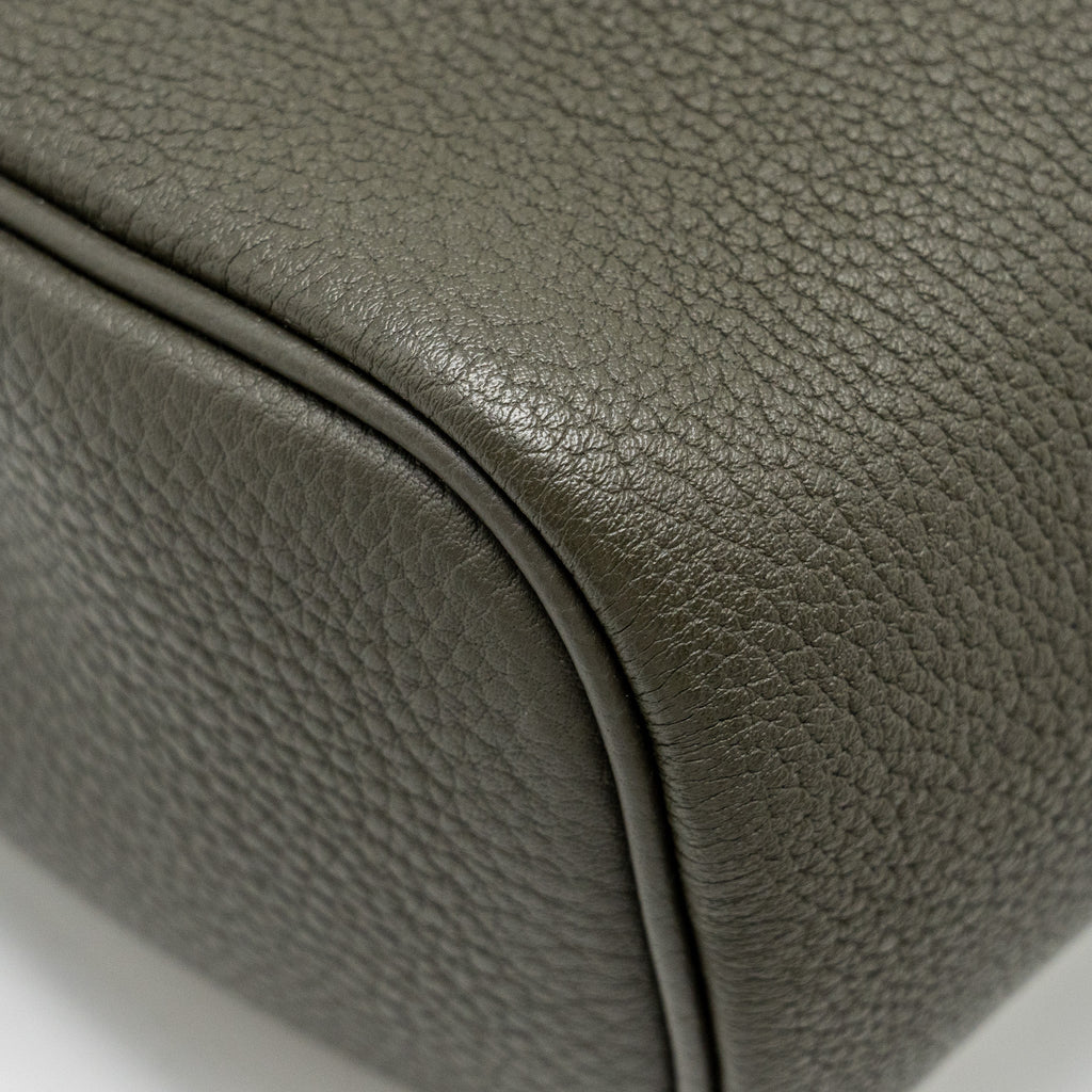 HERMES HAC A DOS PM BACKPACK TOGO VERT DE GRIS SHW