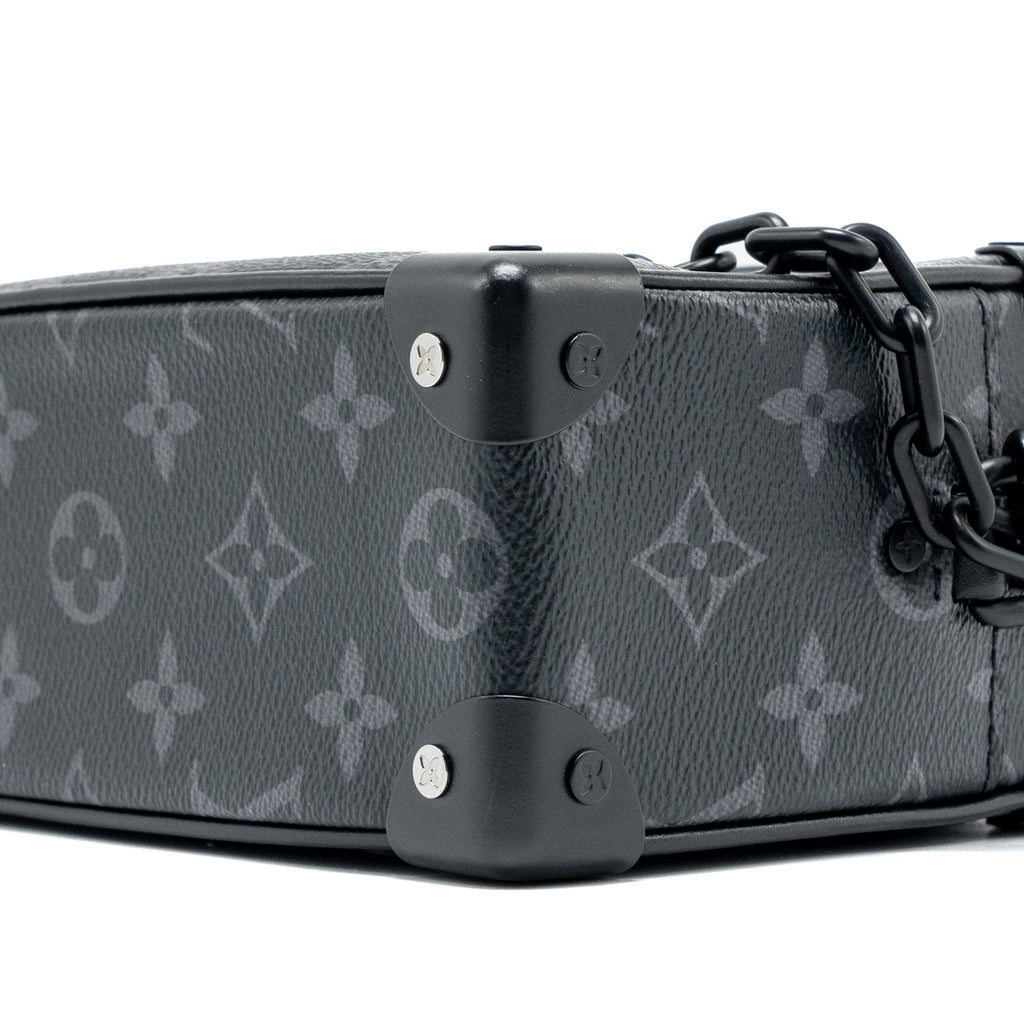 LOUIS VUITTON MINI SOFT TRUNK MONOGRAM ECLIPSE BLACK HARDWARE