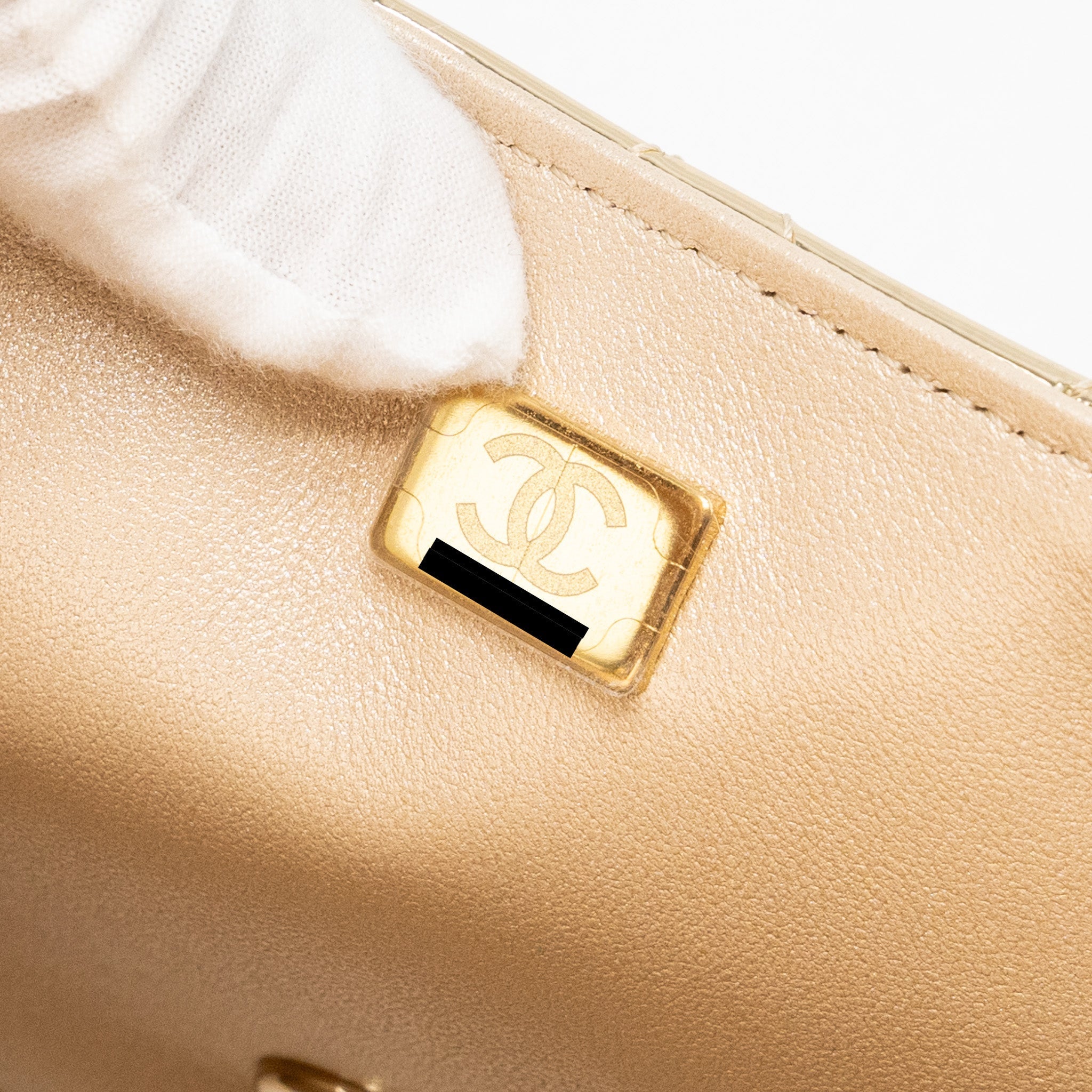 CHANEL 24C BACKPACK WITH STAR PATENT GOLD LGHW (MICROCHIP)