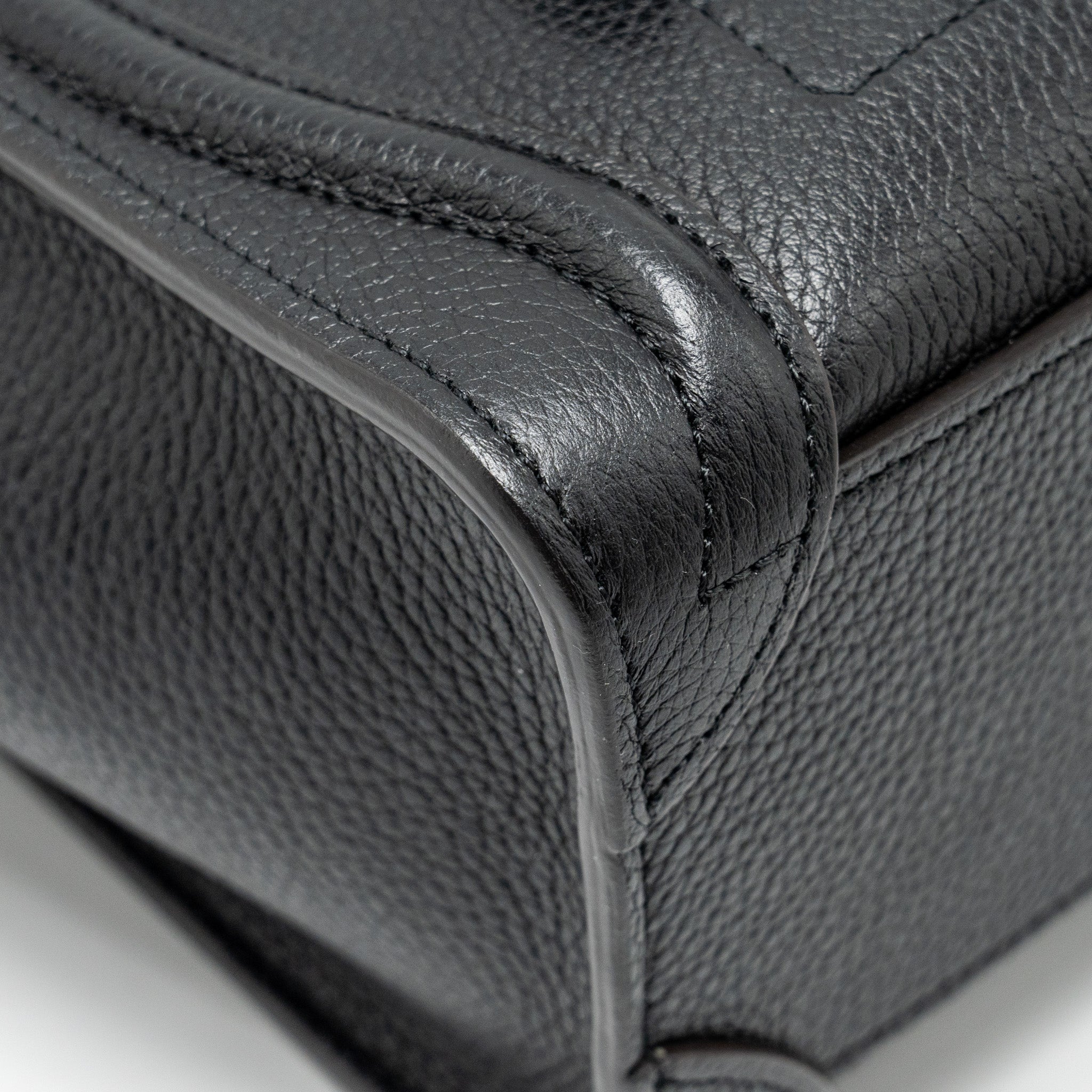 CELINE NANO LUGGAGE BAG CALFSKIN BLACK SHW