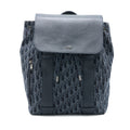 DIOR HOMME BACKPACK OBLIQUE JACQUARD CANVAS/LEATHER GREY SHW