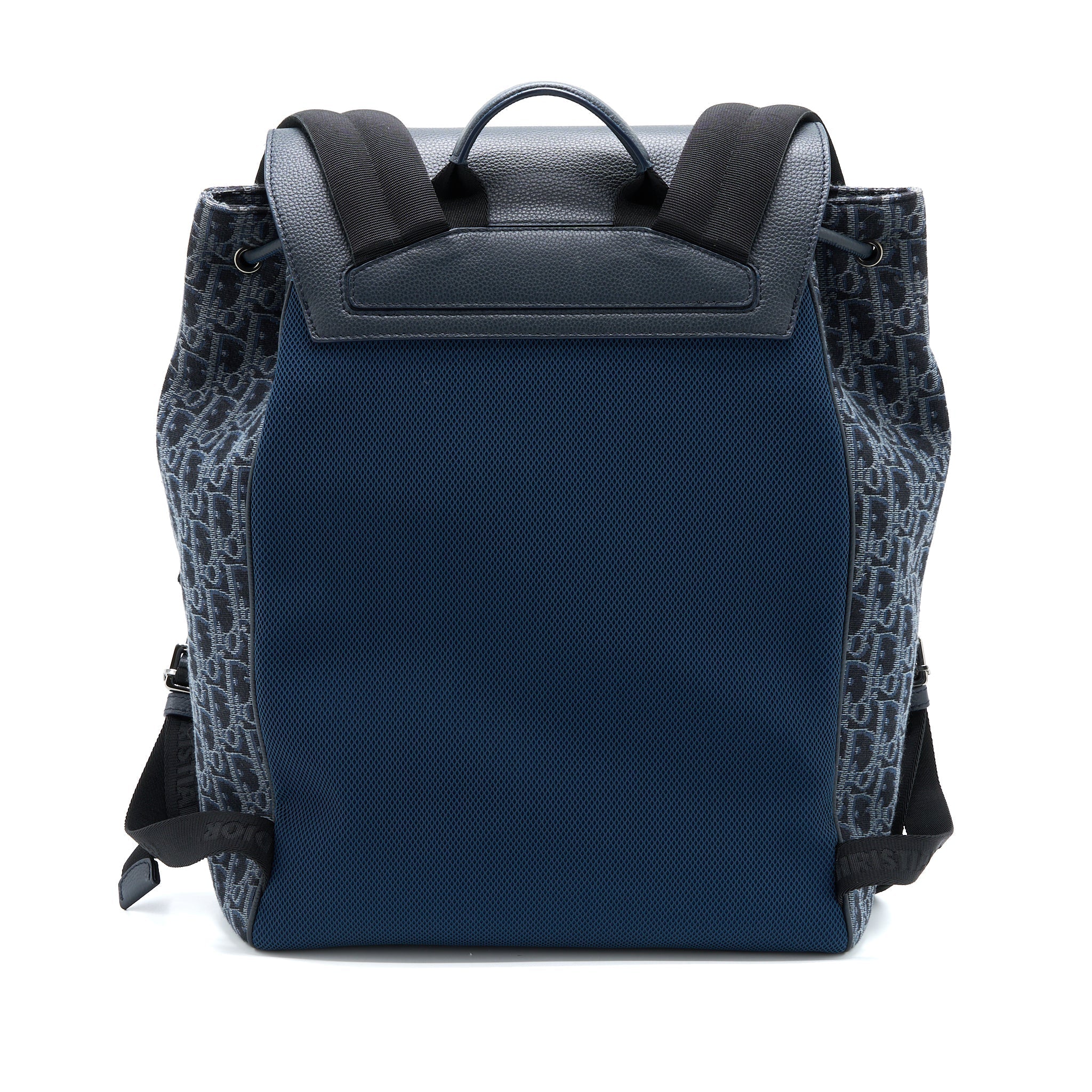 DIOR HOMME BACKPACK OBLIQUE JACQUARD CANVAS/LEATHER GREY SHW