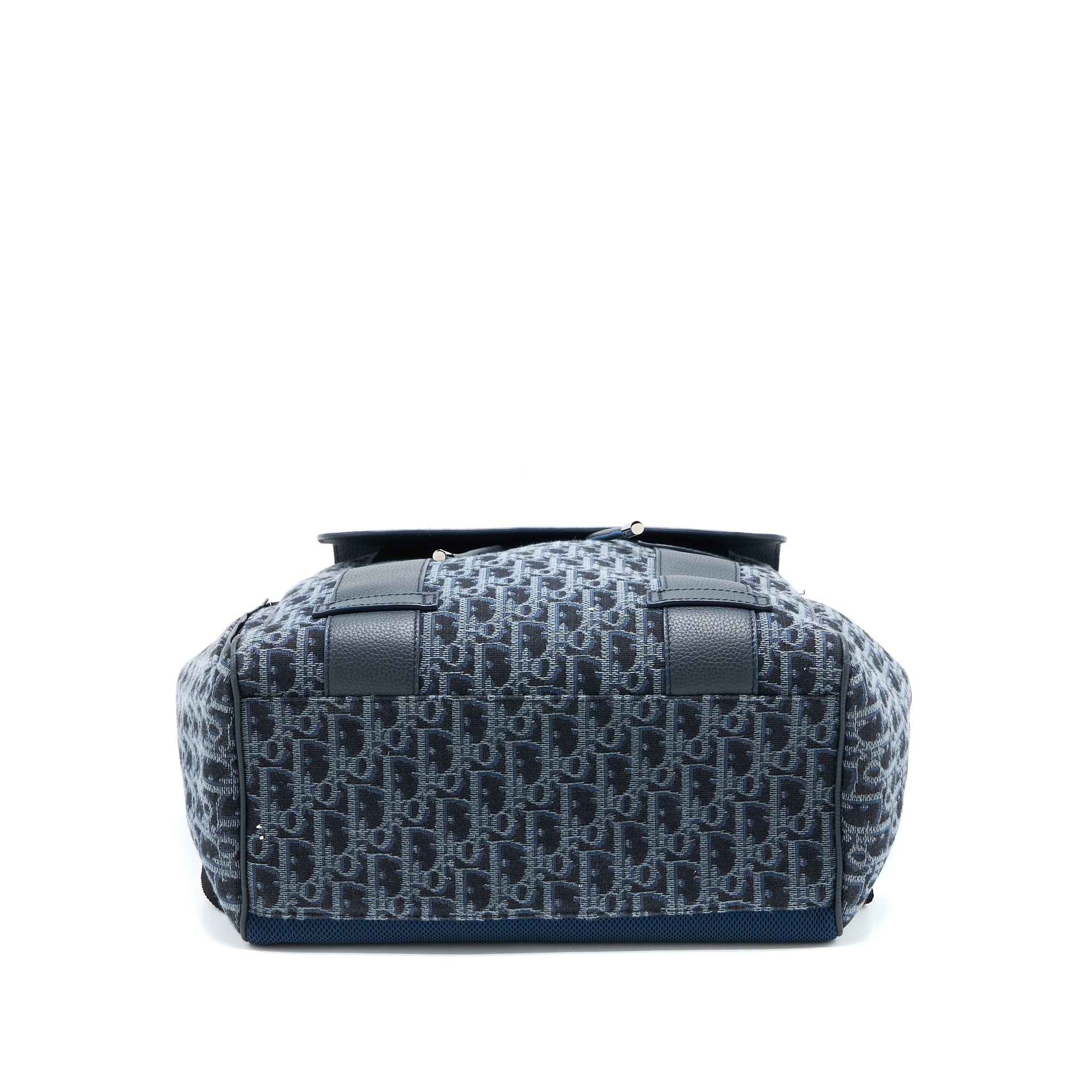 DIOR HOMME BACKPACK OBLIQUE JACQUARD CANVAS/LEATHER GREY SHW
