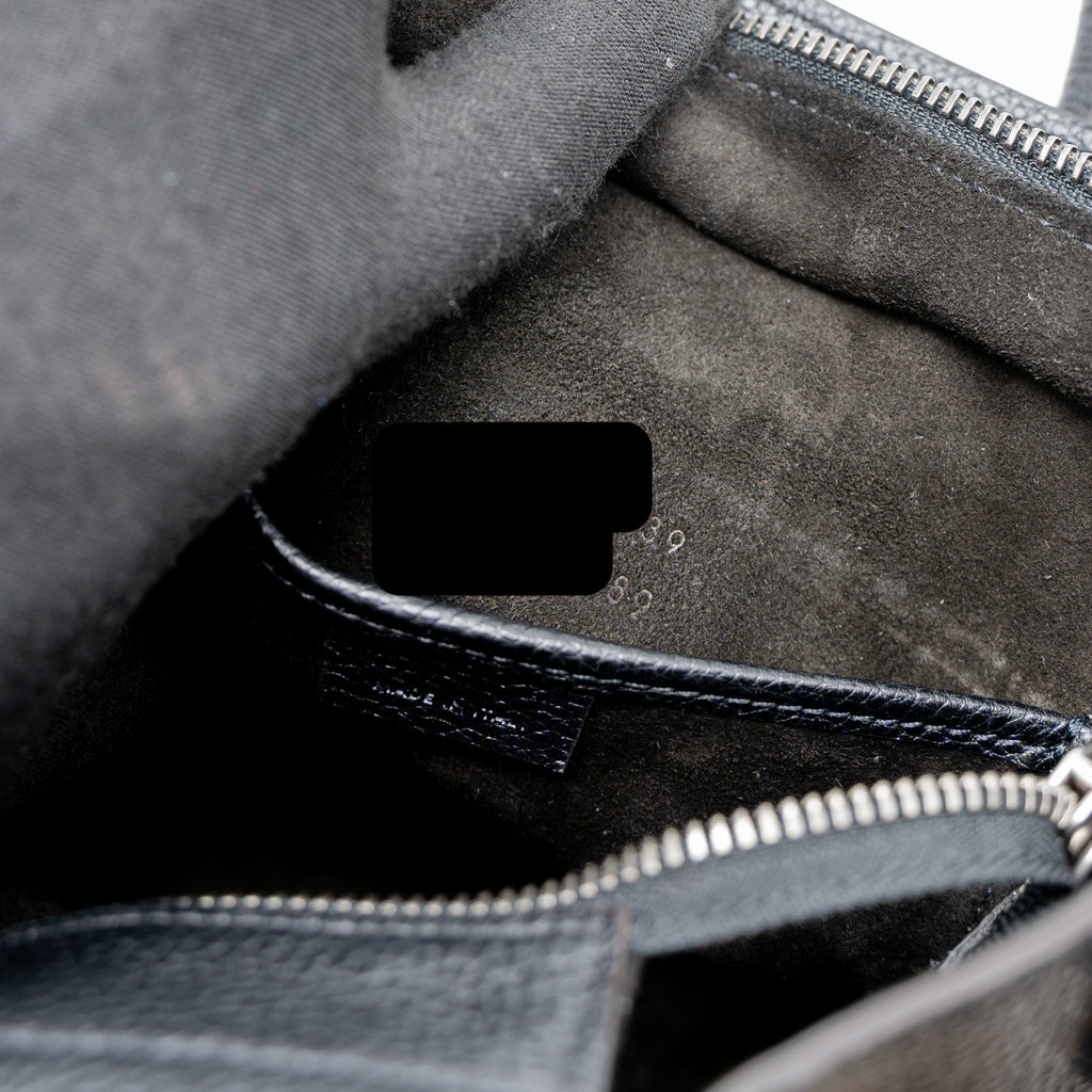 CELINE NANO LUGGAGE BAG CALFSKIN BLACK SHW