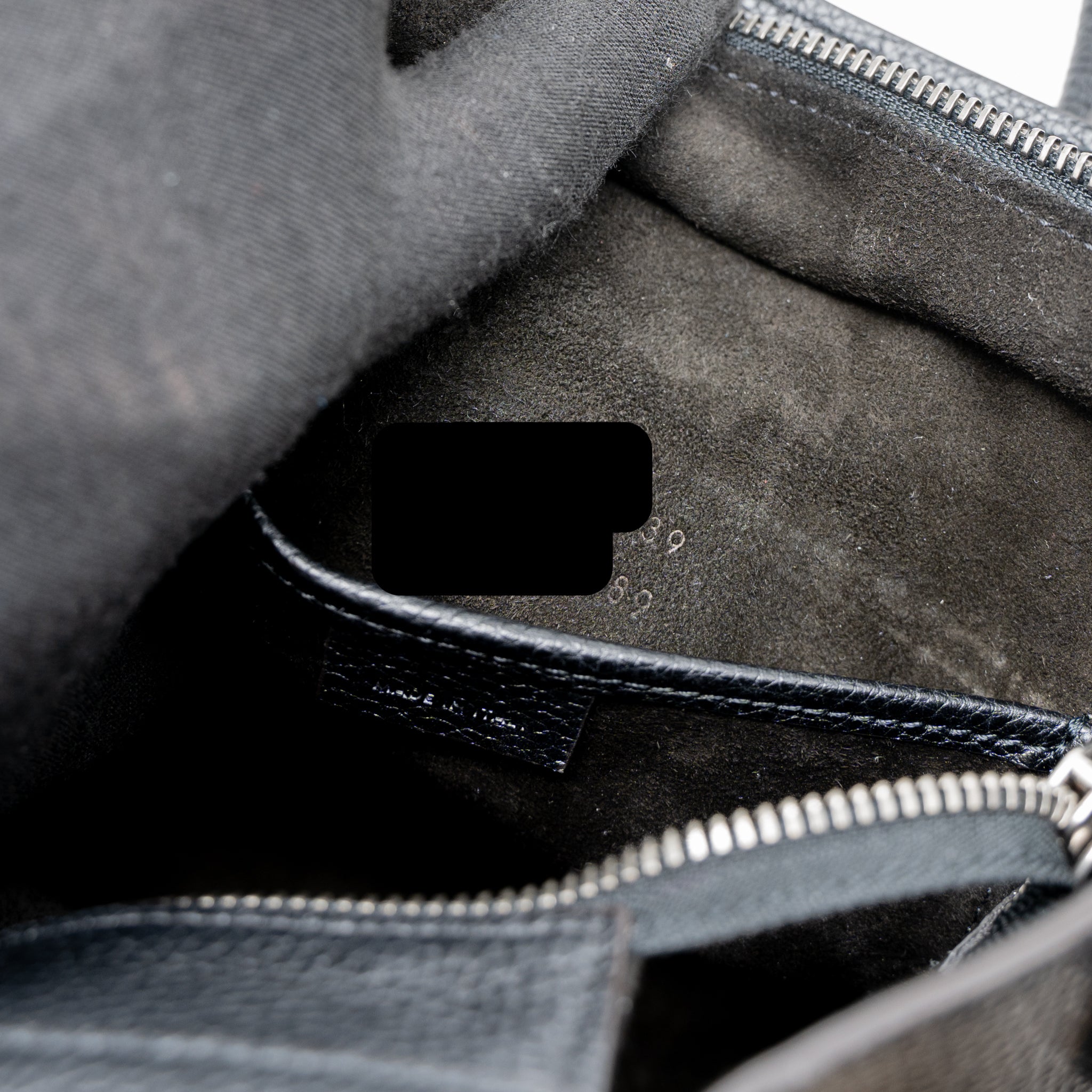 CELINE NANO LUGGAGE BAG CALFSKIN BLACK SHW