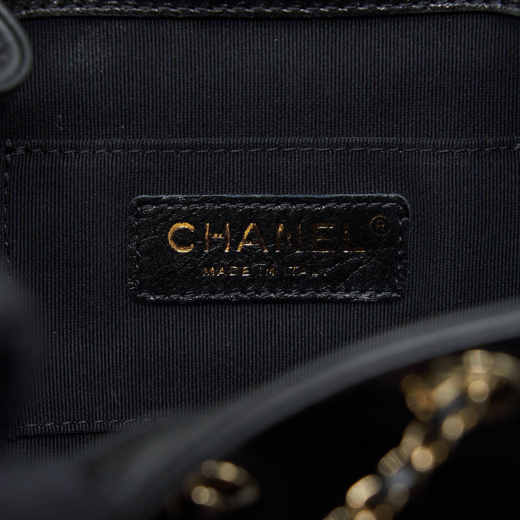 CHANEL 22C MINI DUMA BACKPACK CALFSKIN BLACK LGHW (MICROCHIP)