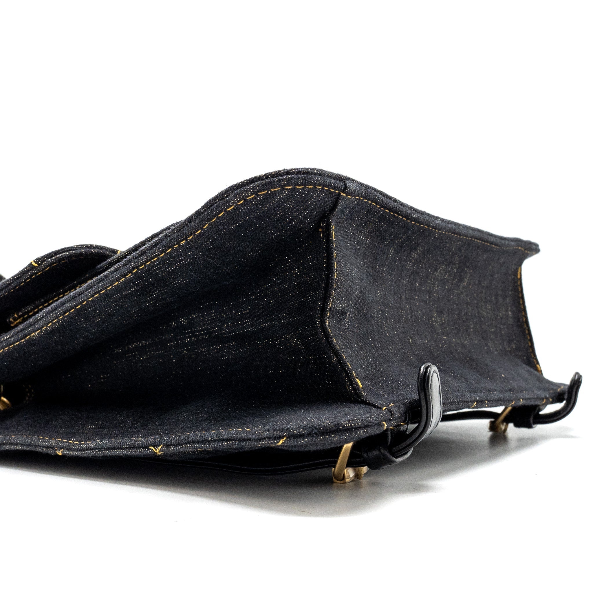 CHANEL 23S FLAP BACKPACK DENIM DARK BLUE WITH BRUSHED GHW (MICROCHIP)