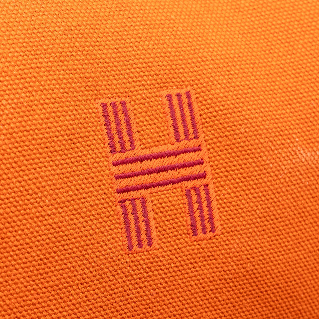 HERMES TROUSSE DE TOILETTE BRIDE A BRAC PM TRAVEL POUCH CANVAS ORANGE FEU SHW