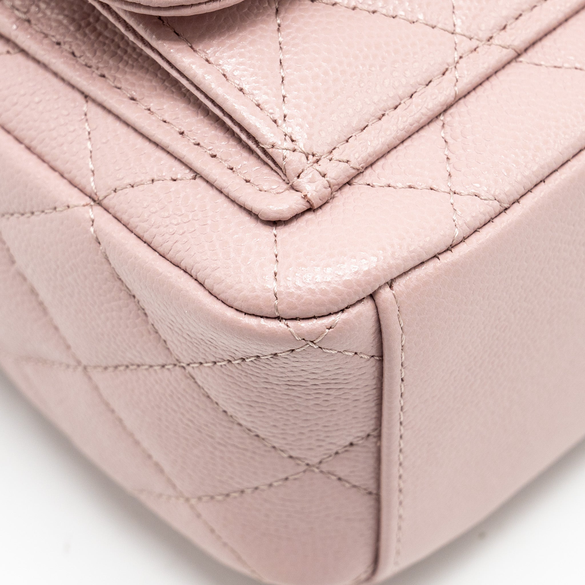 CHANEL 24P CLASSIC MINI BACKPACK CAVIAR LIGHT PINK SHW (MICROCHIP)