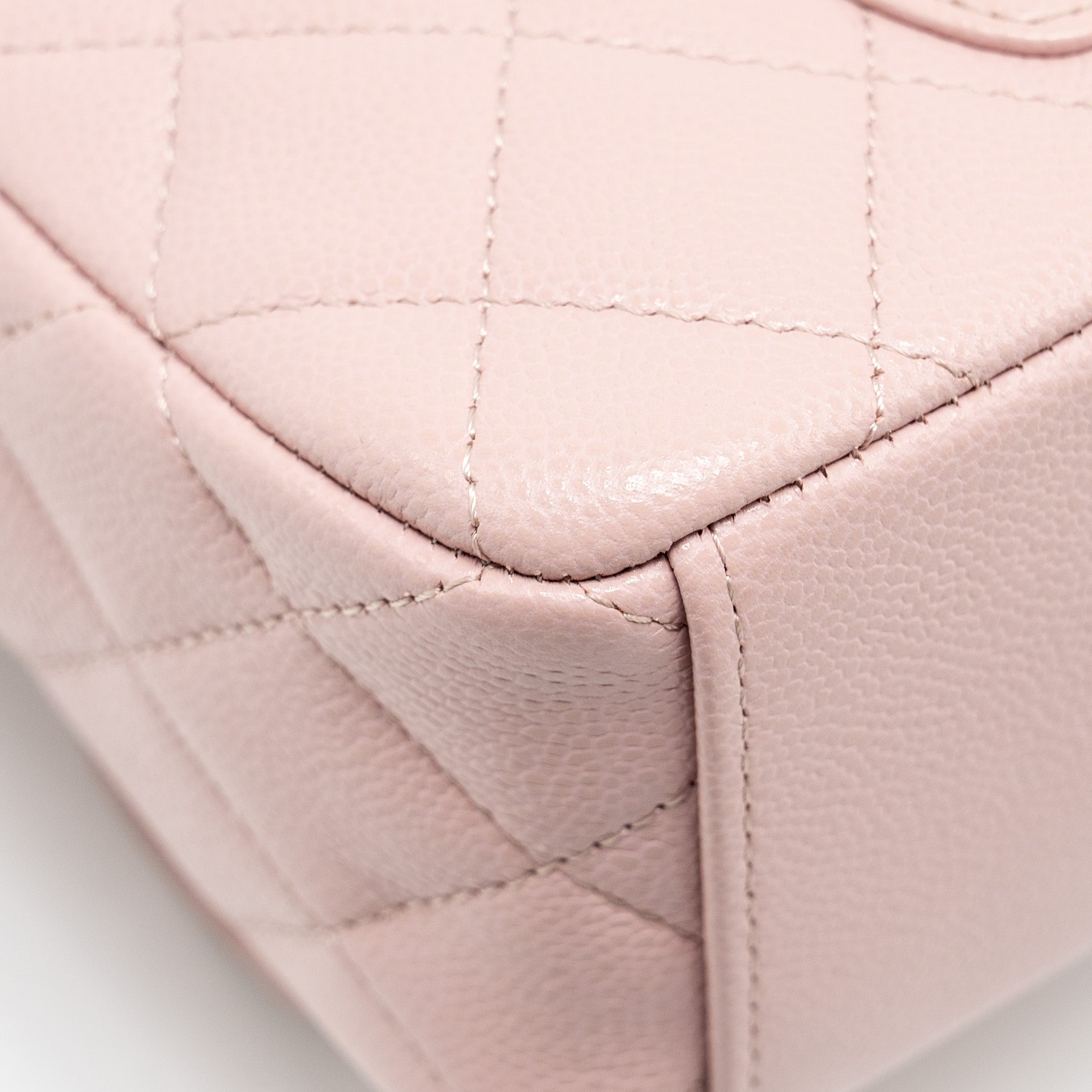 CHANEL 24P CLASSIC MINI BACKPACK CAVIAR LIGHT PINK SHW (MICROCHIP)