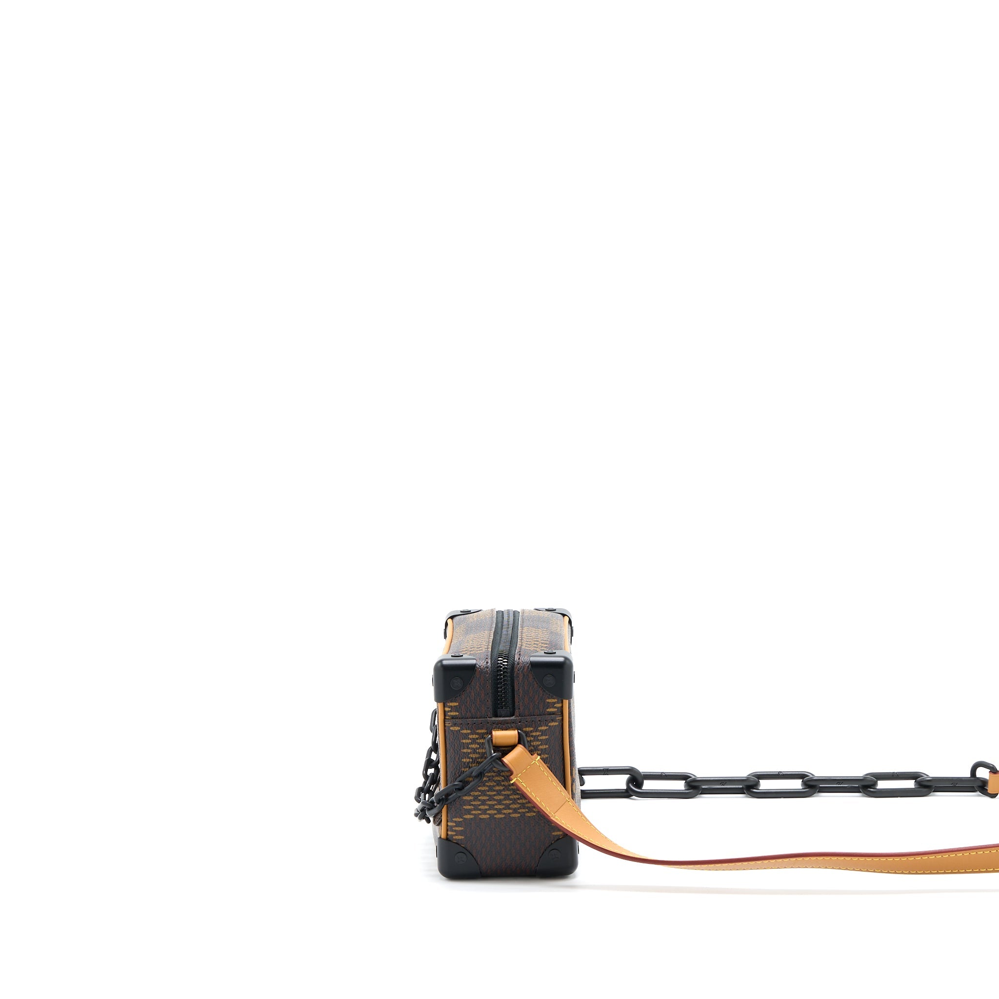 LOUIS VUITTON X NIGO MINI SOFT TRUNK DAMIER EBENE MATTE BLACK HARDWARE