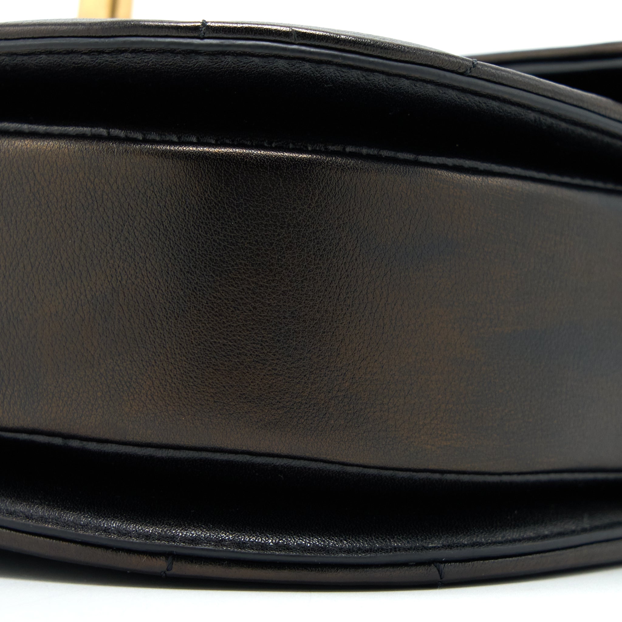 CHANEL 21S MOON MESSENGER BAG CALFSKIN BLACK GHW