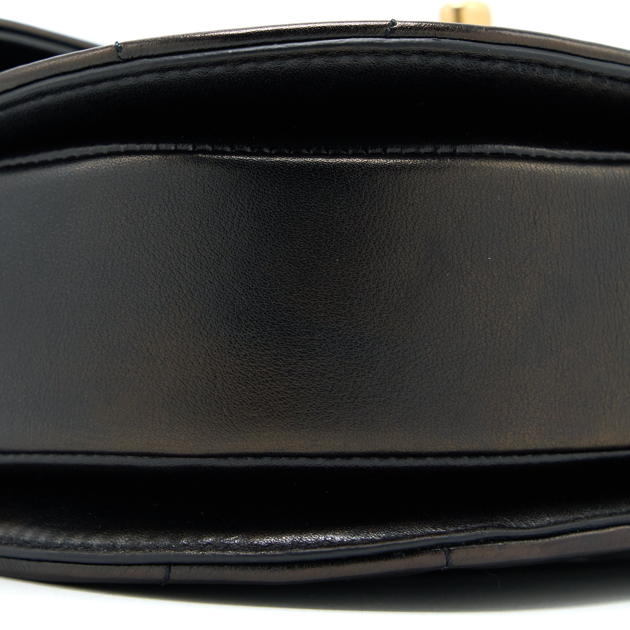 CHANEL 21S MOON MESSENGER BAG CALFSKIN BLACK GHW