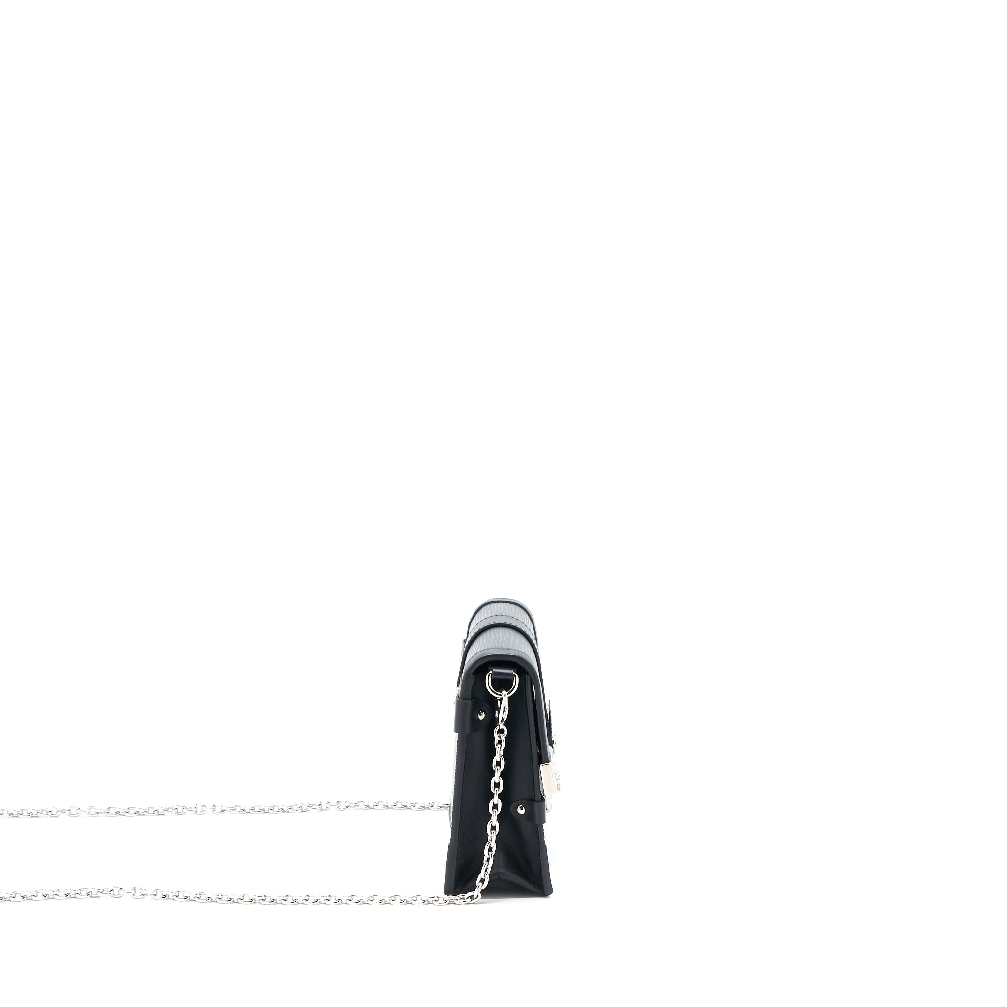 LOUIS VUITTON TRUNK CHAIN WALLET EPI BLACK SHW