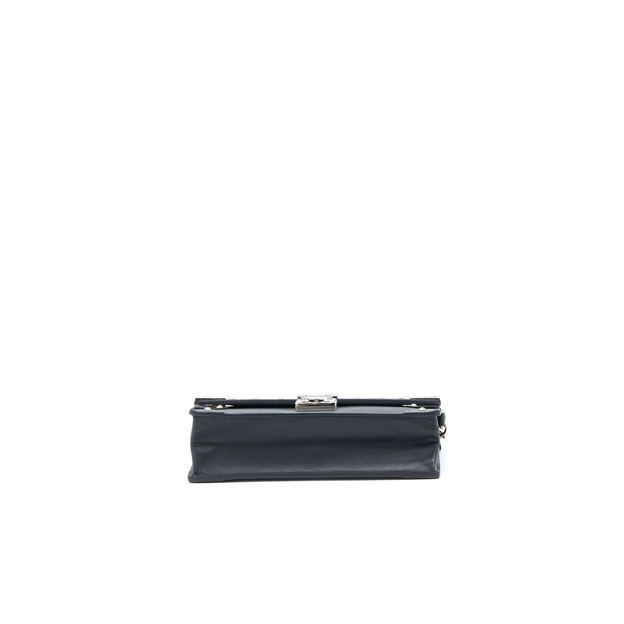 LOUIS VUITTON TRUNK CHAIN WALLET EPI BLACK SHW