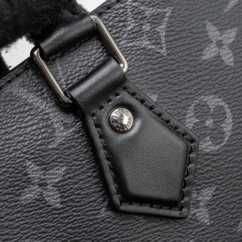 LOUIS VUITTON DOUBLE GRAND SAC MONOGRAM ECLIPSE CANVAS SHW