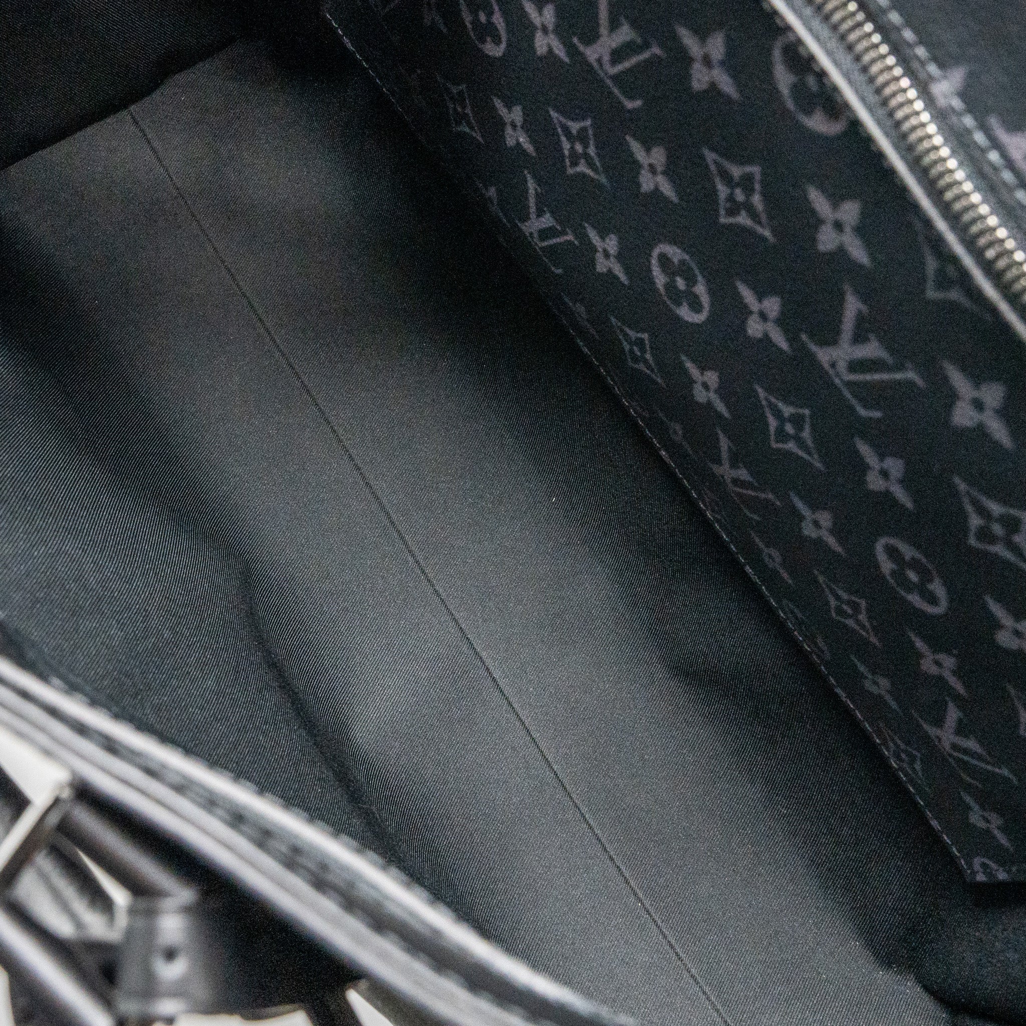 LOUIS VUITTON DOUBLE GRAND SAC MONOGRAM ECLIPSE CANVAS SHW