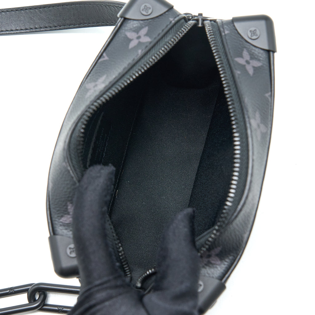 LOUIS VUITTON MINI SOFT TRUNK MONOGRAM ECLIPSE CANVAS BLACK HARDWARE