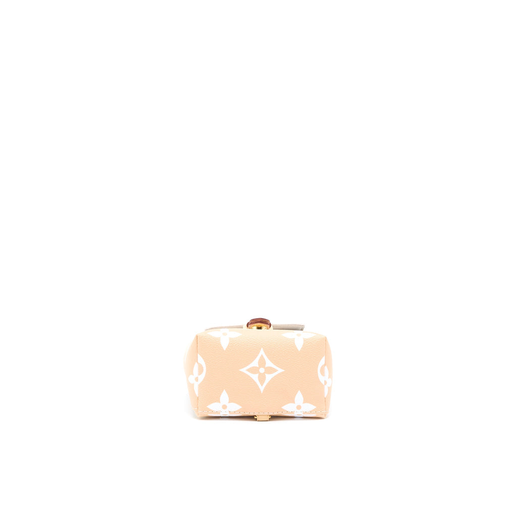 LOUIS VUITTON POOL BRUME MINI BACKPACK MONOGRAM COATED CANVAS GHW