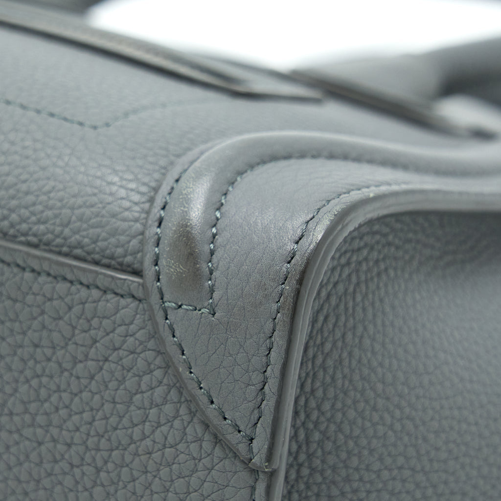 CELINE NANO LUGGAGE BAG GREY GHW