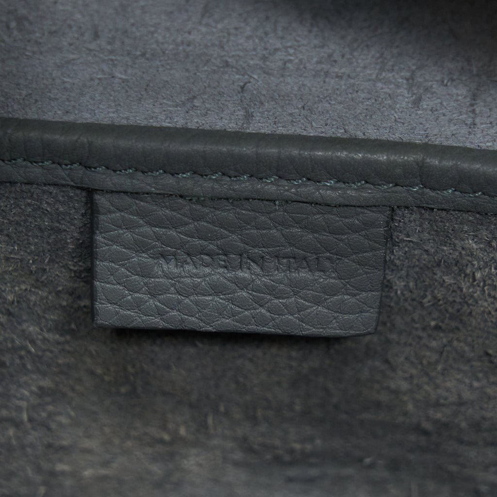 CELINE NANO LUGGAGE BAG GREY GHW