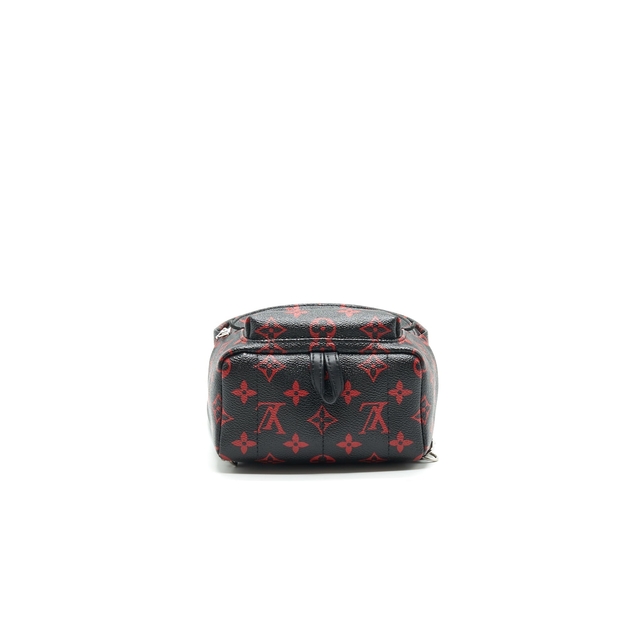 LOUIS VUITTON PALM SPRINGS MINI BACKPACK IN BLACK AND RED