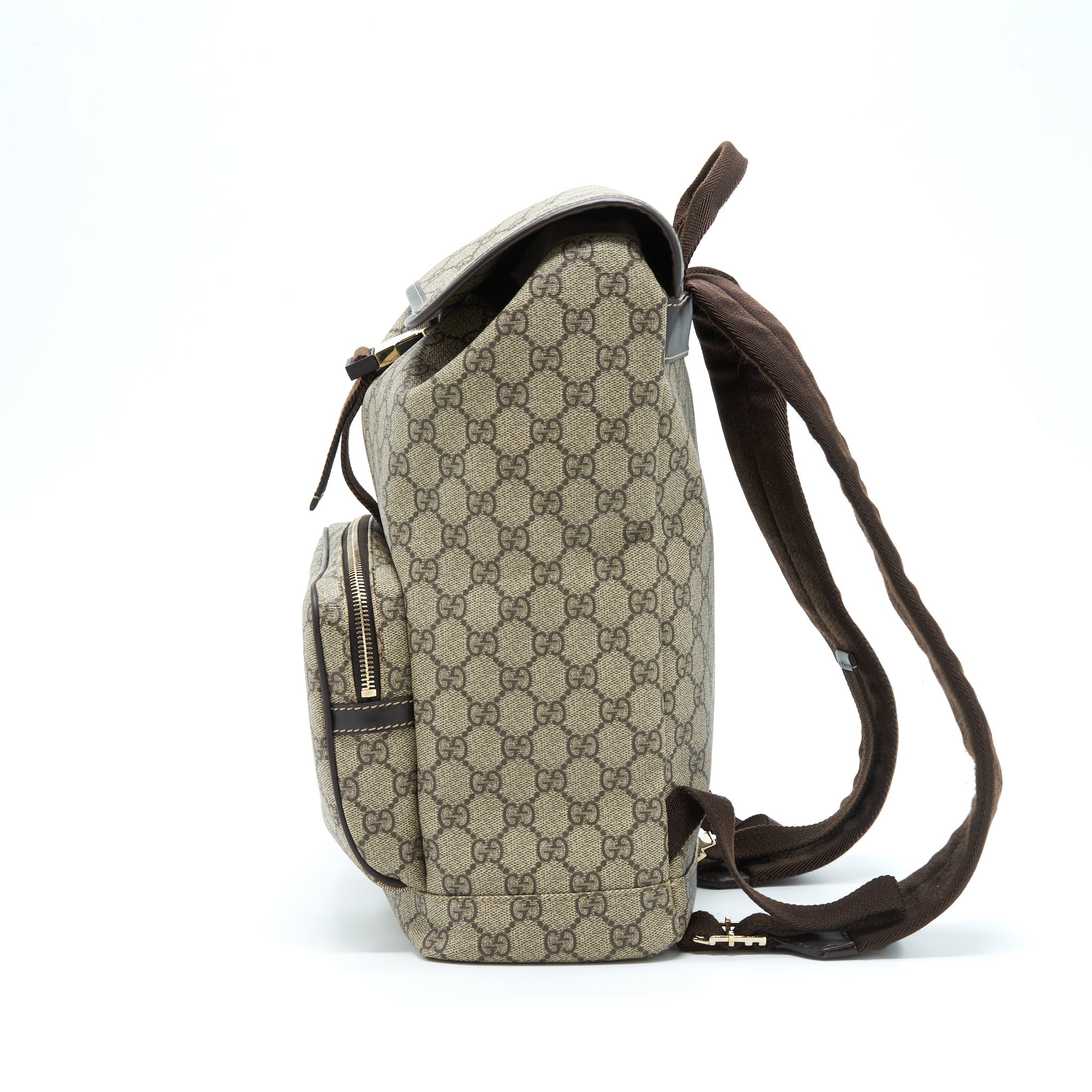 GUCCI BACKPACK GG SUPREME CANVAS GHW