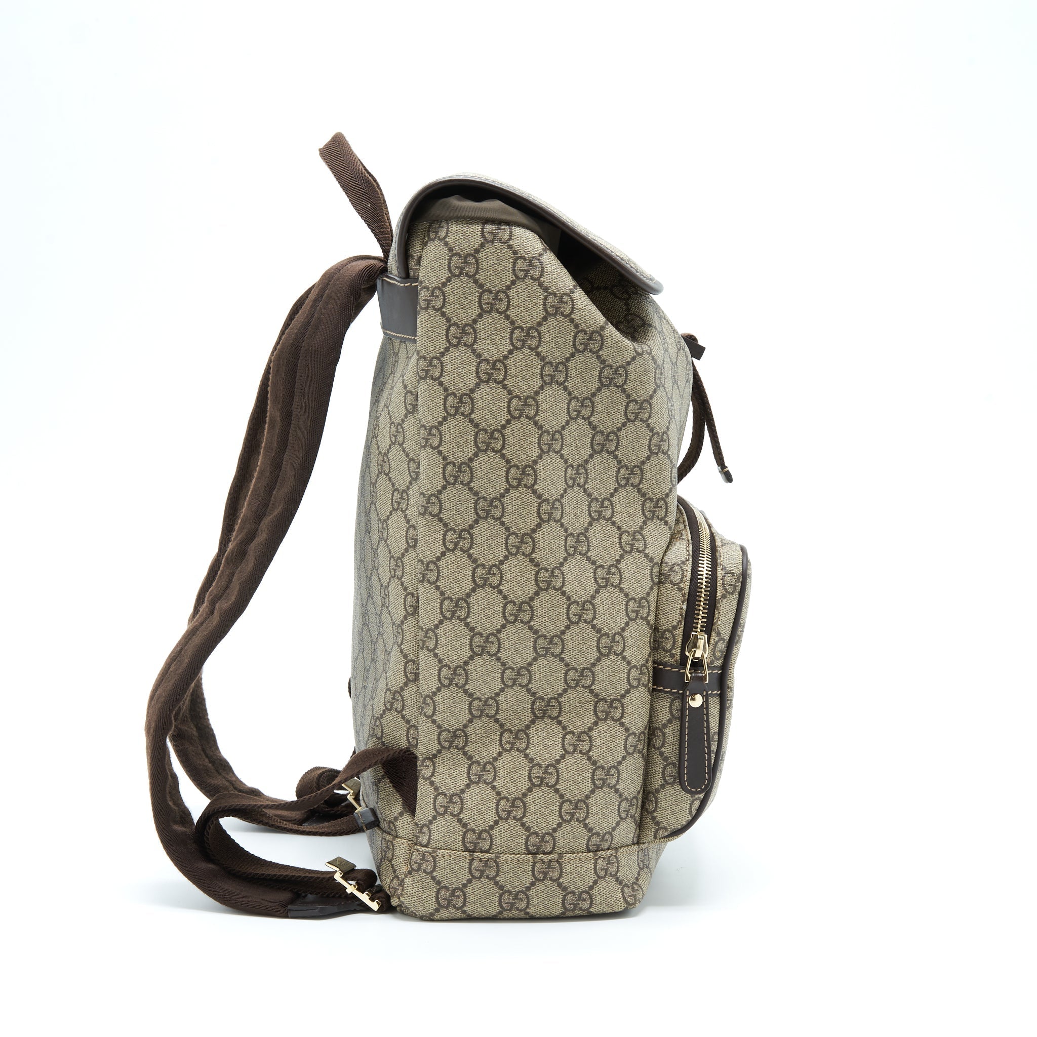 GUCCI BACKPACK GG SUPREME CANVAS GHW
