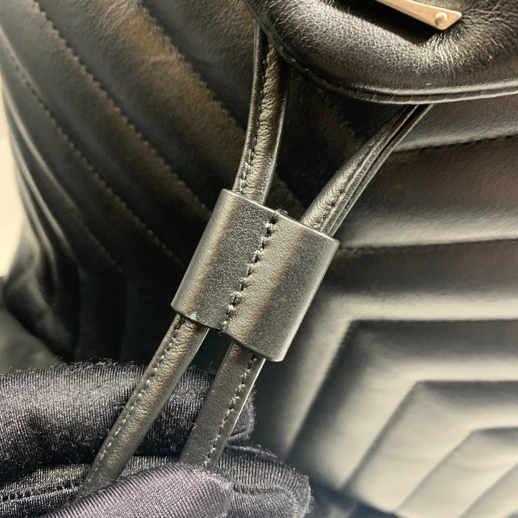 YSL LOU LOU STYLE BACKPACK IN BLACK SHW