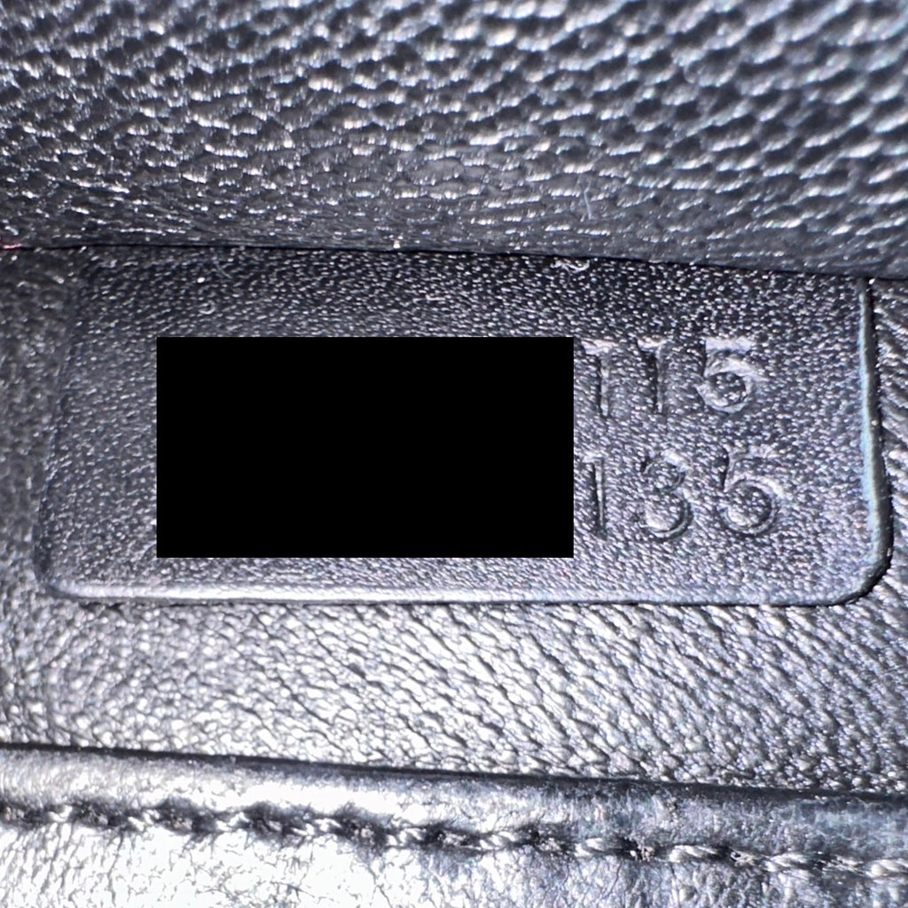 CELINE NANO LUGGAGE BAG CALFSKIN BLACK / WHITE GHW