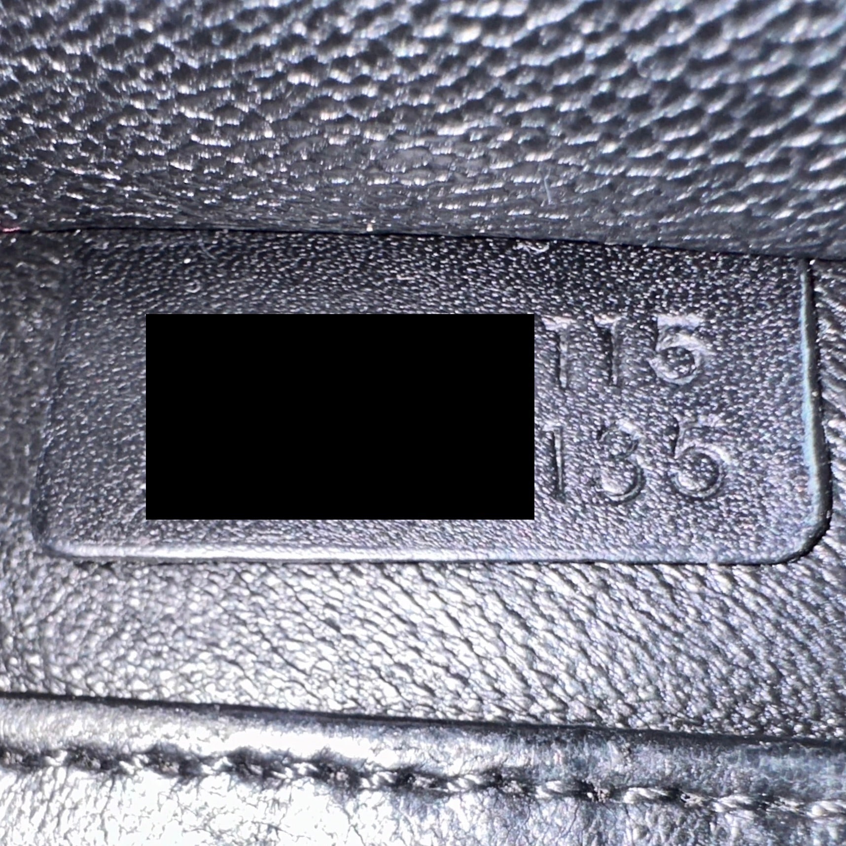 CELINE NANO LUGGAGE BAG CALFSKIN BLACK / WHITE GHW
