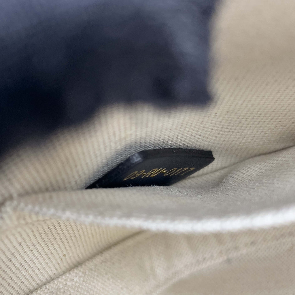 DIOR ADDICT VERTICAL MESSENGER BAG OBLIQUE CANVAS BLUE GHW