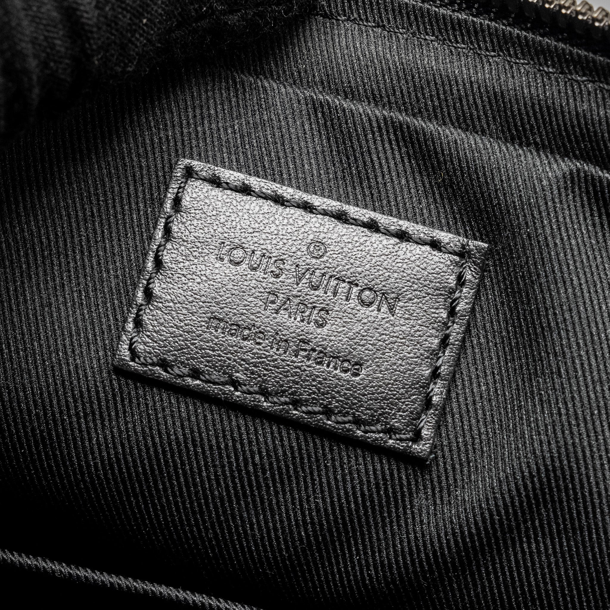LOUIS VUITTON TRIO MESSANGER MONOGRAM ECLIPSE CANVAS BLACK/GREY WITH BLACK HARDWARE
