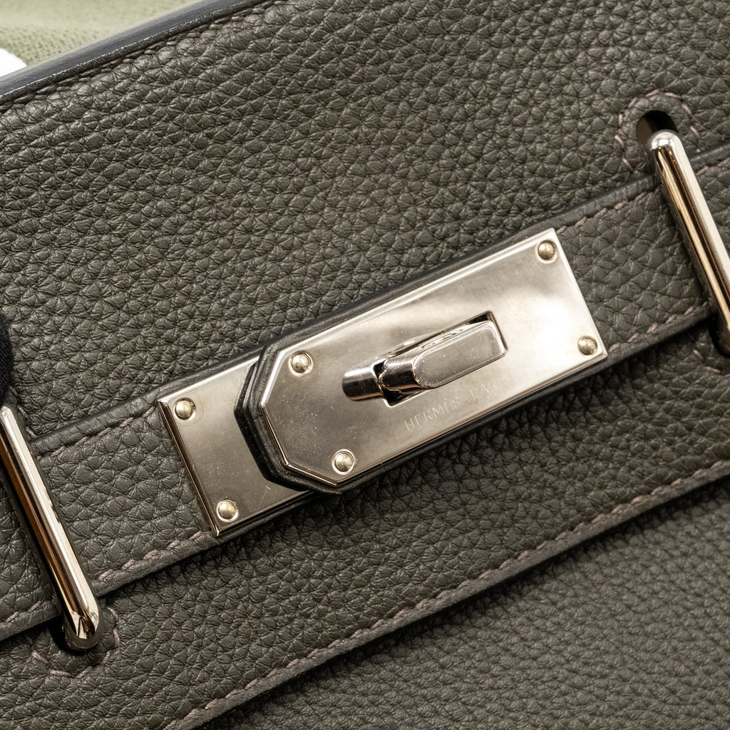 HERMES HAC A DOS PM BACKPACK TOGO VERT DE GRIS SHW