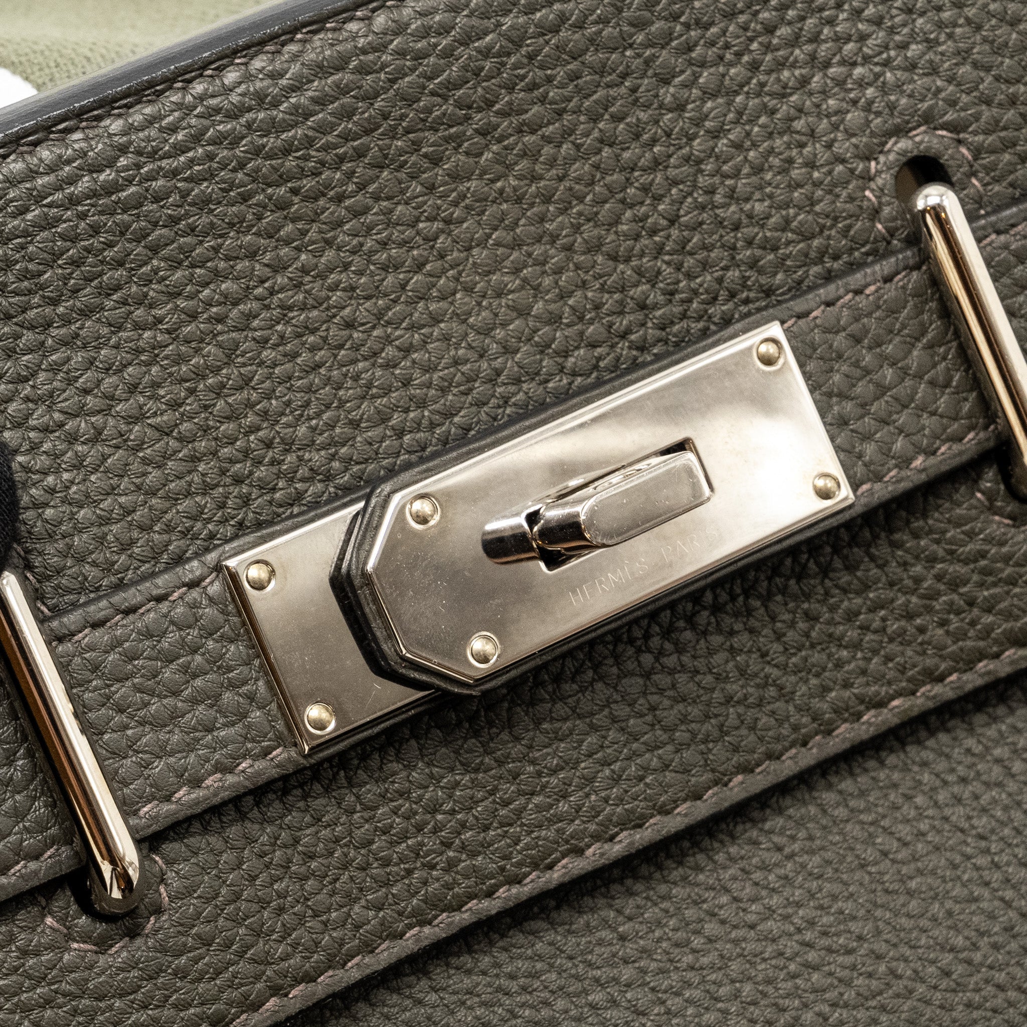 HERMES HAC A DOS PM BACKPACK TOGO VERT DE GRIS SHW