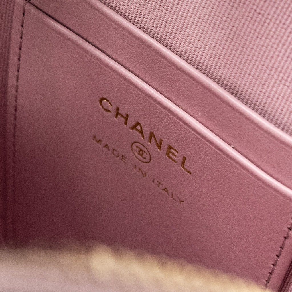 CHANEL 24P CLASSIC MINI BACKPACK SHINY GRAINED CALFSKIN LIGHT PURPLE LGHW (MICROCHIP)