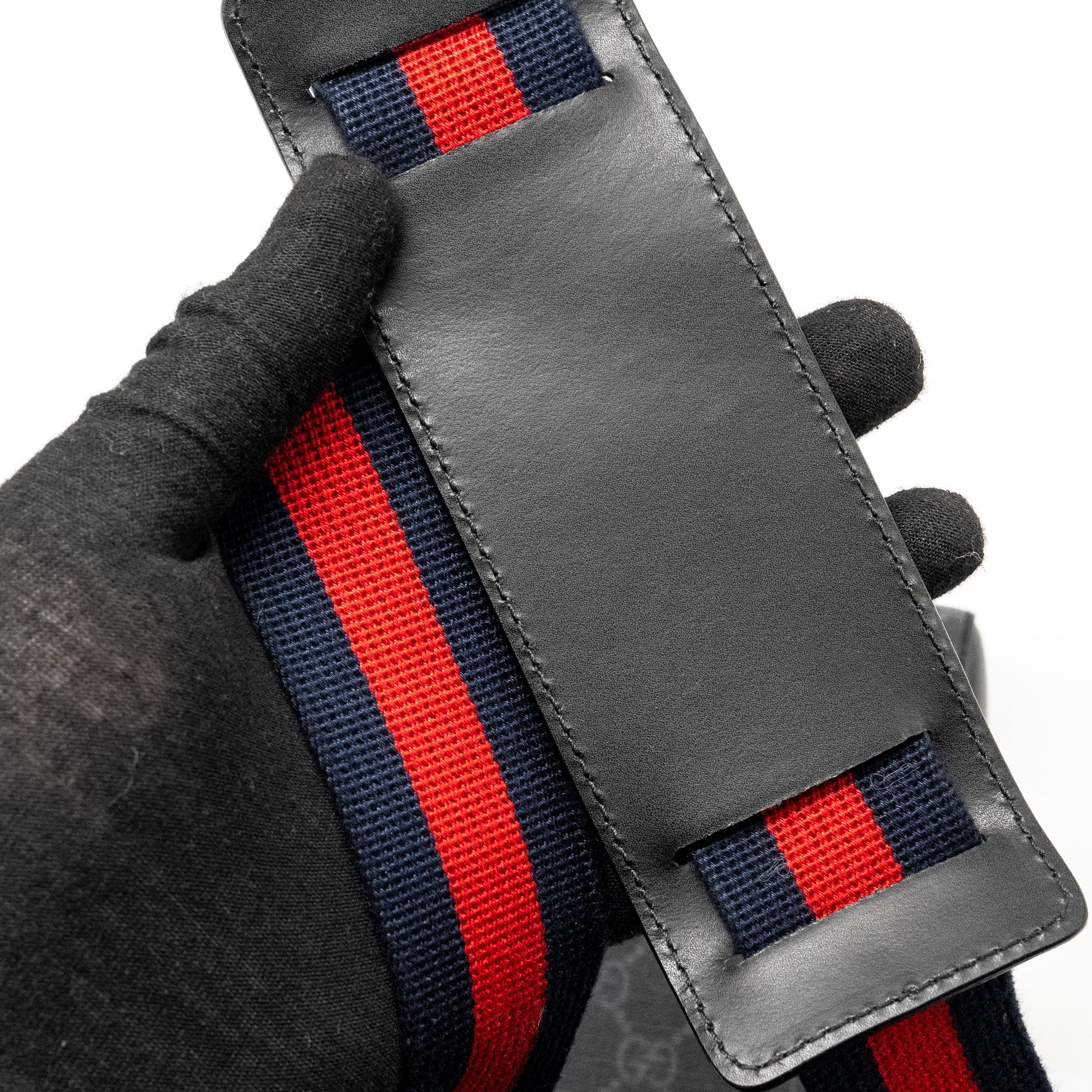 GUCCI MESSENGER BAG GG SUPREME CANVAS BLACK/ MULTICOLOUR SHW