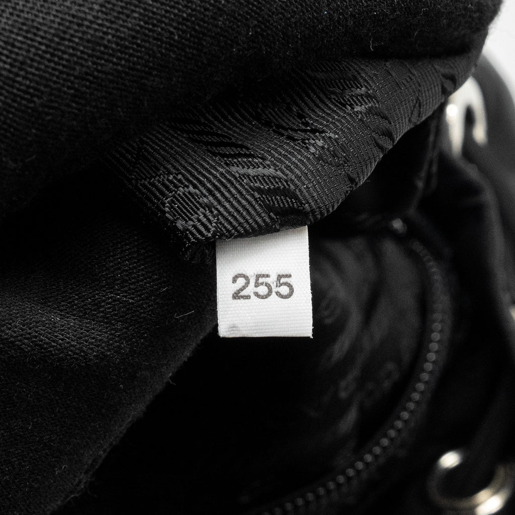 PRADA SMALL RE-NYLON BACKPACK BLACK SHW