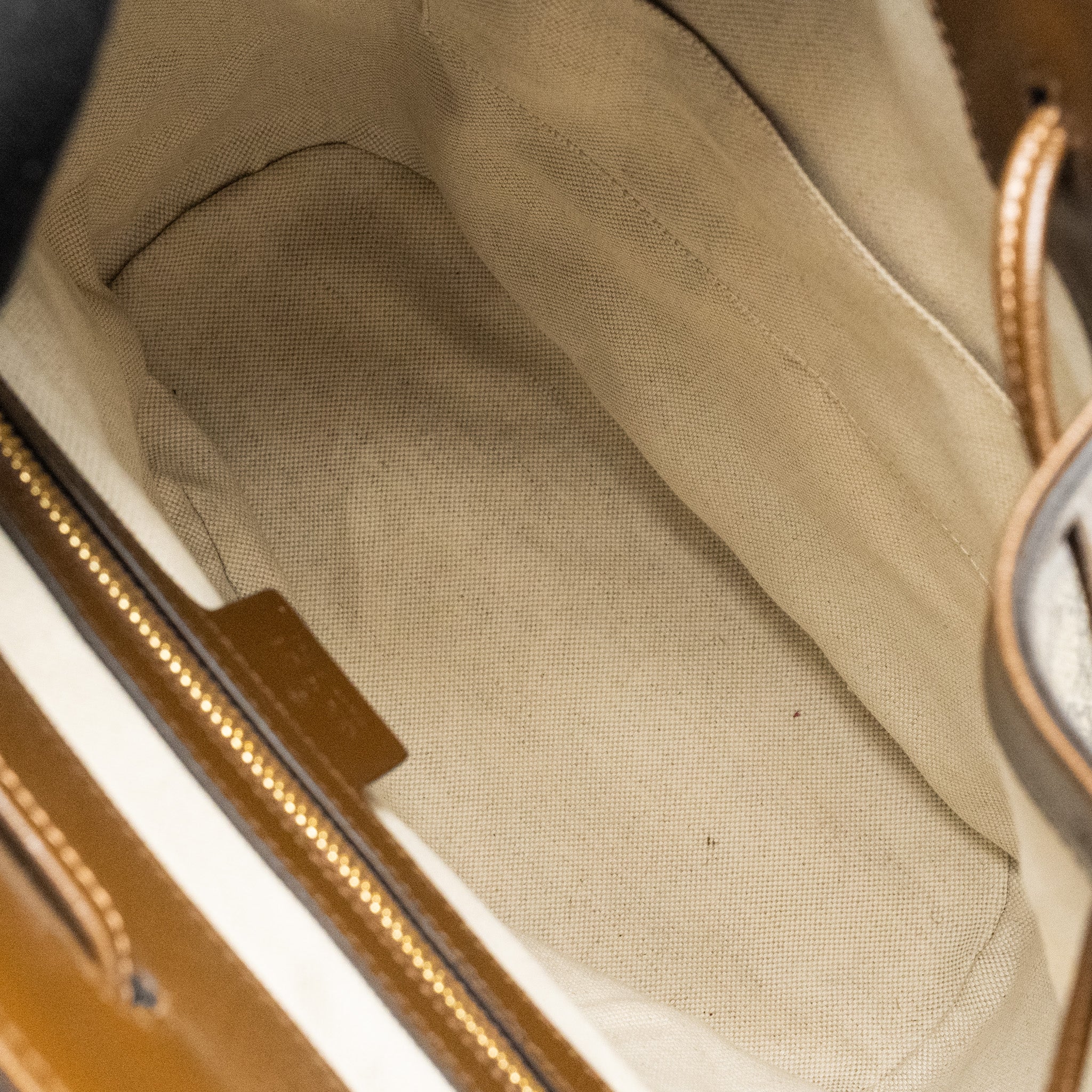 GUCCI 1955 HORSEBIT BACKPACK GG SUPREME CANVAS / CALFSKIN BROWN GHW