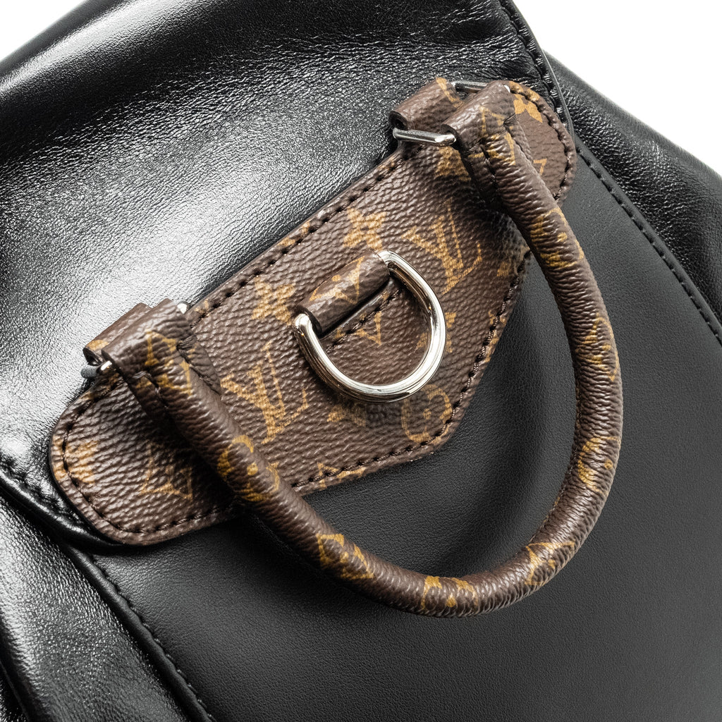 LOUIS VUITTON MONTSOURIS BACKPACK PM LAMBSKIN BLACK SHW
