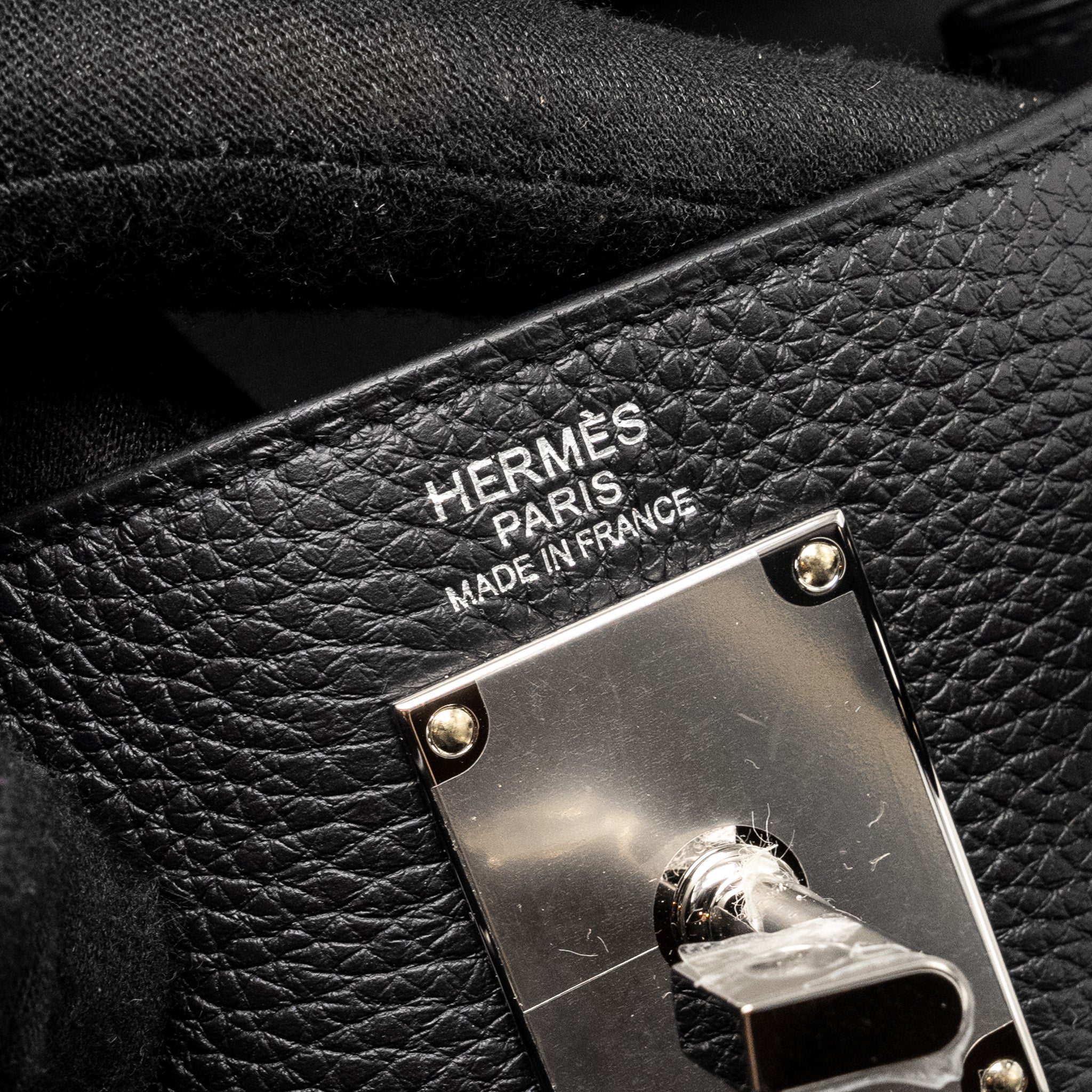 HERMES HAC A DOS PM BACKPACK TOGO BLACK SHW