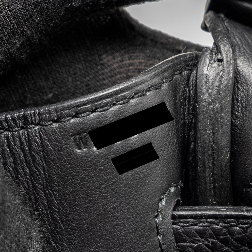 HERMES HAC A DOS PM BACKPACK TOGO BLACK SHW