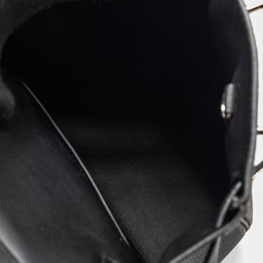 HERMES HAC A DOS PM BACKPACK TOGO BLACK SHW
