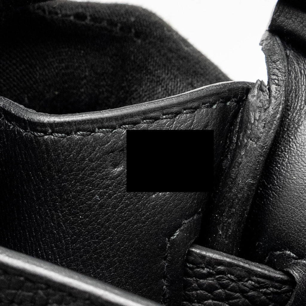 HERMES HAC A DOS PM BACKPACK TOGO BLACK SHW