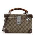GG Supreme Monogram Globe-Trotter Beauty Case Brown