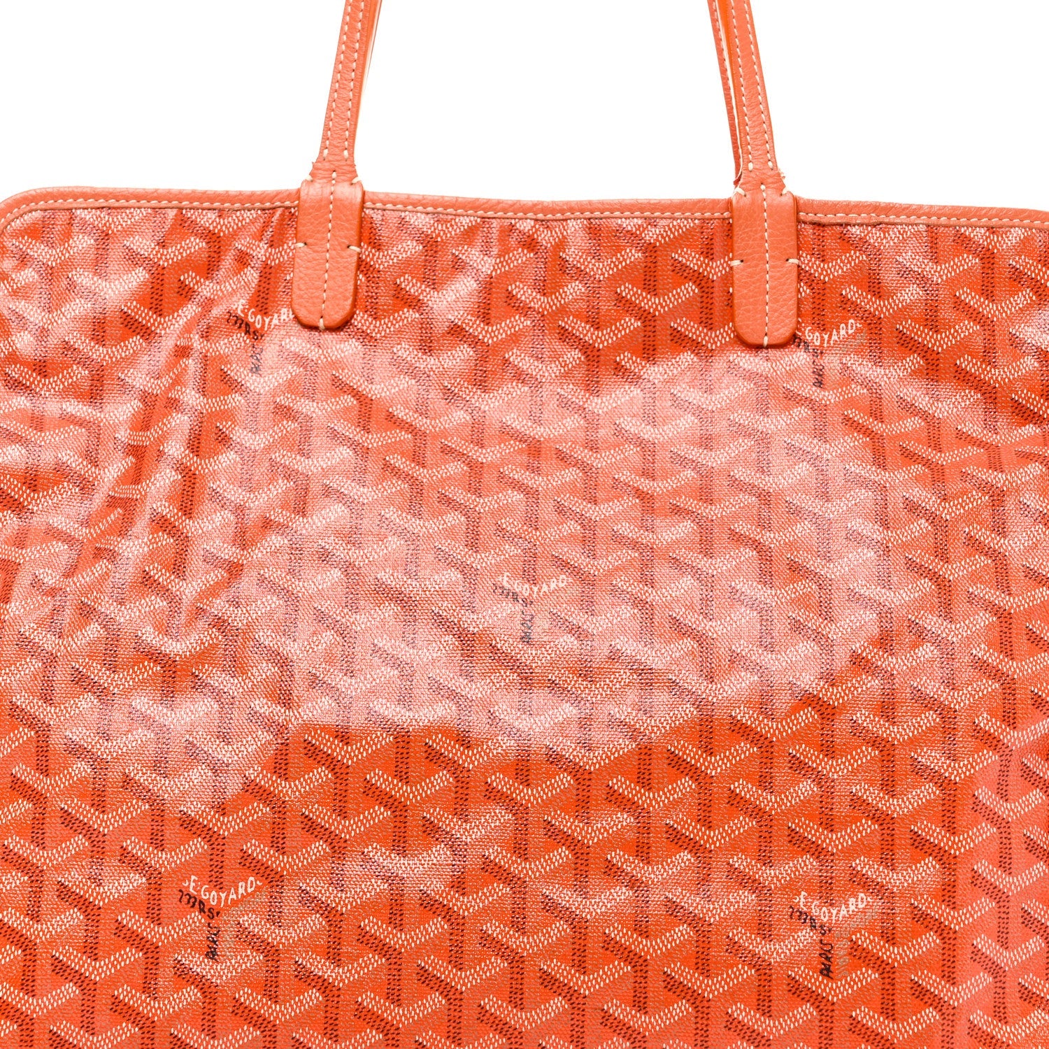 GOYARDINE SAC HARDY PET CARRIER PM ORANGE