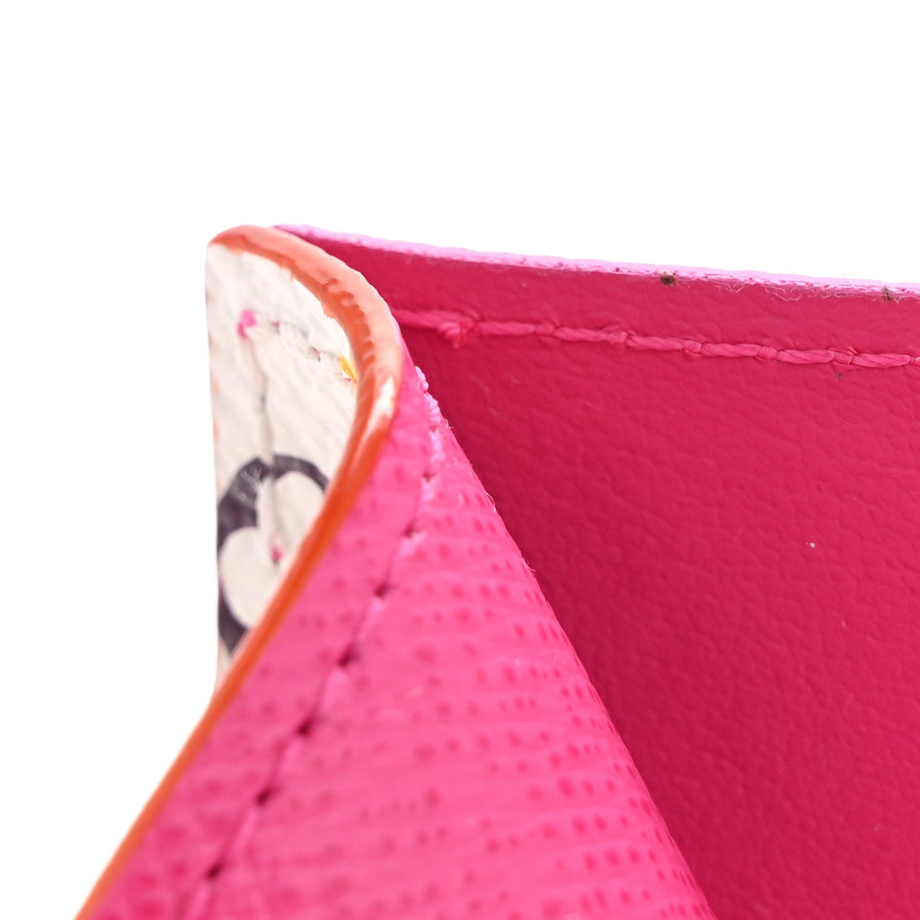 LV X TM Monogram Multicolor Passport Cover White