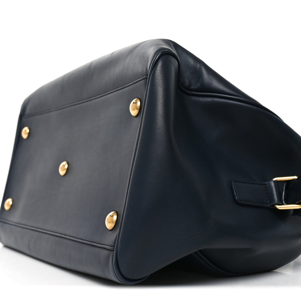 Calfskin Classic Duffle 6 Marine